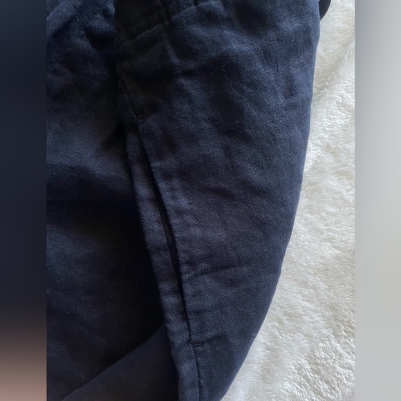 Women's linen Navy Blue Shorts white Label brand size 8 (US) - Picture 6 of 6